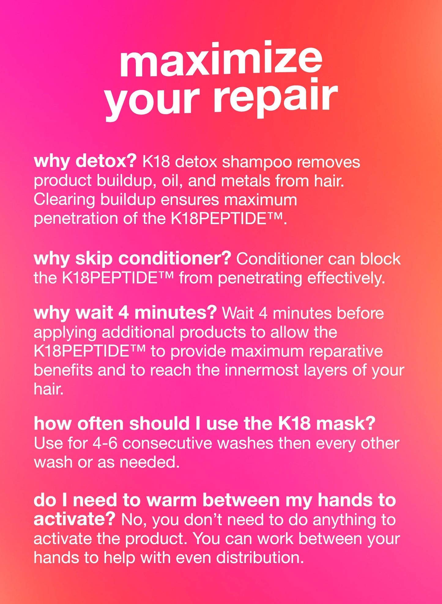 Full-Size Leave-In Molecular Repair Hair Mask 50mL